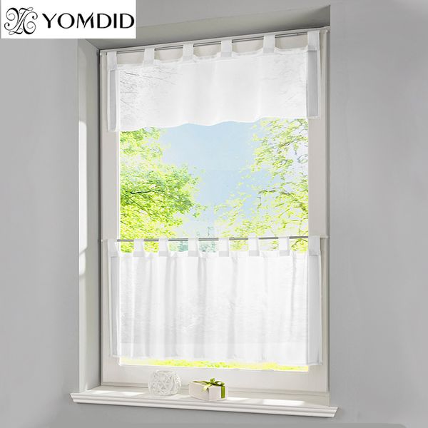 solid half-curtain window valance coffee tulle curtains white color short half curtain tab tape for the kitchen living room 1pcs
solid half-curtain window valance coffee tulle curtains white color short half curtain tab tape for the kitchen living room 1pcs