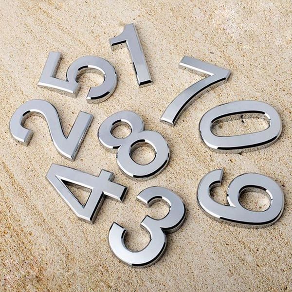 1pc home decor address l door sticker plate sign house number 0-9 silver three-dimensional number sticker 3.5cm high quality
1pc home decor address l door sticker plate sign house number 0-9 silver three-dimensional number sticker 3.5cm high quality