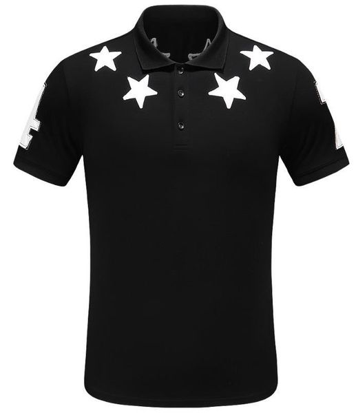 tide brand fashion mens designer new classica wild men shirts comfortable five-pointed star printing man pure cotton polo shirt, White;black
tide brand fashion mens designer new classica wild men shirts comfortable five-pointed star printing man pure cotton polo shirt, White;black