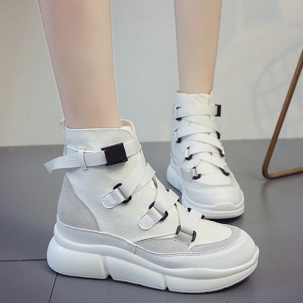 rimocy new 2019 women platform ankle boots autumn winter fashion solid black white flat heels casual shoes woman sneakers flats
rimocy new 2019 women platform ankle boots autumn winter fashion solid black white flat heels casual shoes woman sneakers flats