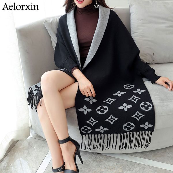 2019 cardigan winter women's elegant tassel wrap swing cardigan knitted oversized sweater scarf women's sweater blouse plus size, White
2019 cardigan winter women's elegant tassel wrap swing cardigan knitted oversized sweater scarf women's sweater blouse plus size, White