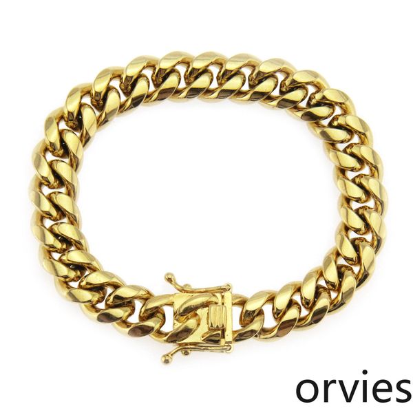 2020 men's smooth stainless steel cuban bracelet simple gold fashion accessories bracelet accessories, Black
2020 men's smooth stainless steel cuban bracelet simple gold fashion accessories bracelet accessories, Black