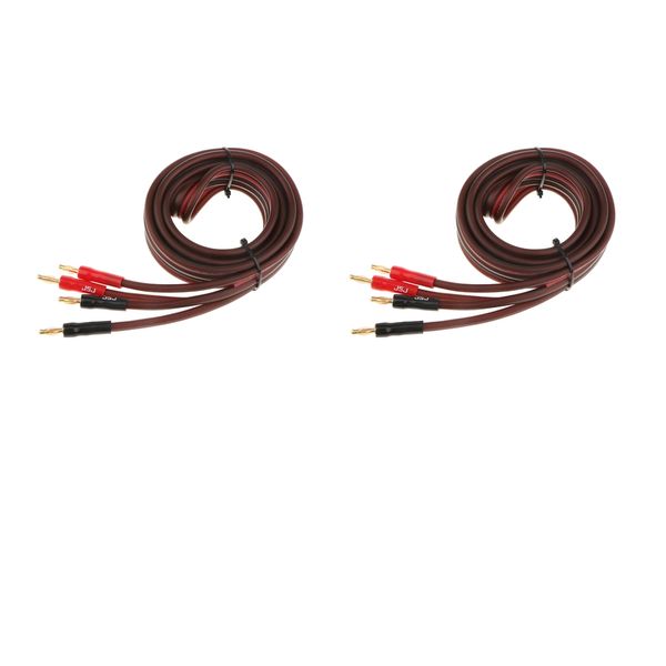 2 meters audio cable - banana plug 2 male to 2 male copper pvc wire, durable & anti-corrosion, 2piece
2 meters audio cable - banana plug 2 male to 2 male copper pvc wire, durable & anti-corrosion, 2piece