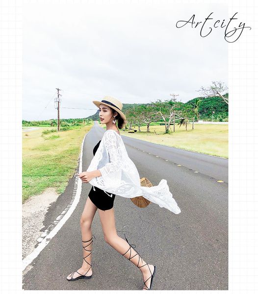 use female embroidered shawls long thin coat on the sea beach is prevented bask in clothes whom lace swimsuit shirt, White
use female embroidered shawls long thin coat on the sea beach is prevented bask in clothes whom lace swimsuit shirt, White