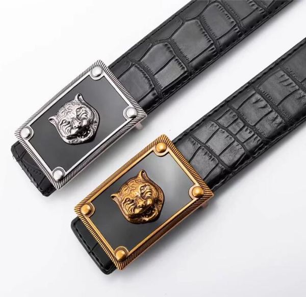 new tiger head men multi-color leather belt leather goods commercial designer fashion belt, Black;brown
new tiger head men multi-color leather belt leather goods commercial designer fashion belt, Black;brown