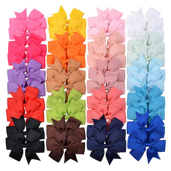 solid grosgrain ribbon bows hairpin girl's hair bows boutique hair clip handmade bowknot clip kids baby girl hair accessories, Slivery;white
solid grosgrain ribbon bows hairpin girl's hair bows boutique hair clip handmade bowknot clip kids baby girl hair accessories, Slivery;white