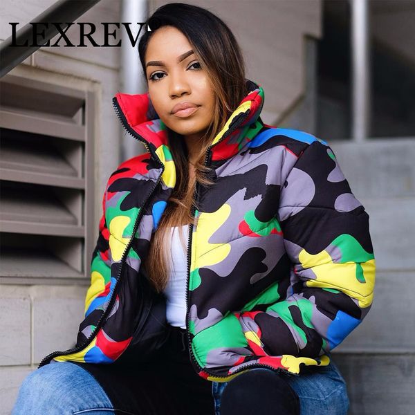 camouflage print winter wear bubble coat female cropped puffer down jacket plus size parka outerwear, Black
camouflage print winter wear bubble coat female cropped puffer down jacket plus size parka outerwear, Black