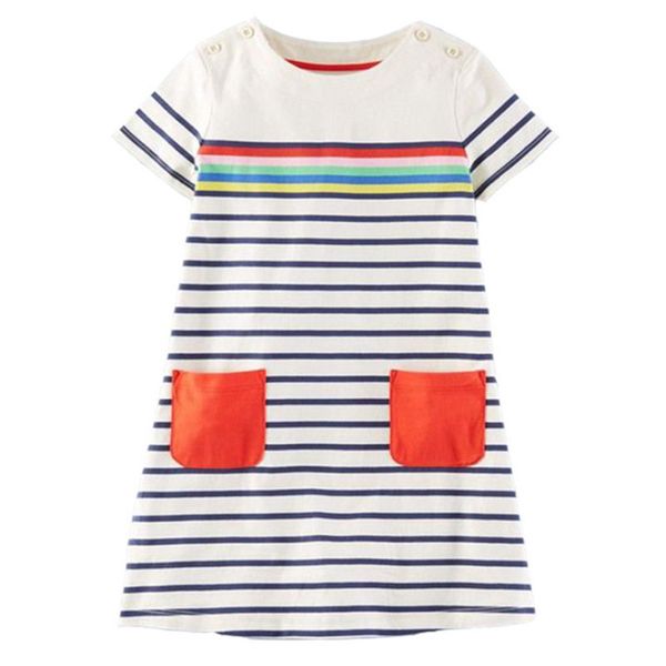 2-7T Girls Summer girl Dress 2019 Brand Stripe printed cute Princess Dress Children Costume for Kids Clothes Vestidos Baby Dress
2-7T Girls Summer girl Dress 2019 Brand Stripe printed cute Princess Dress Children Costume for Kids Clothes Vestidos Baby Dress