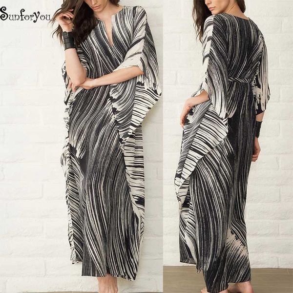 plus size print beach cover up sarong pareos de playa mujer swimwear cover up women robe de plage v neck maxi women dress
plus size print beach cover up sarong pareos de playa mujer swimwear cover up women robe de plage v neck maxi women dress