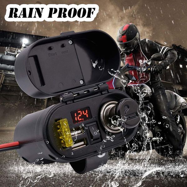 2 / 24v socket kit car motorcycle supplies waterproof cigarette lighter charger outlet adapter
2 / 24v socket kit car motorcycle supplies waterproof cigarette lighter charger outlet adapter
