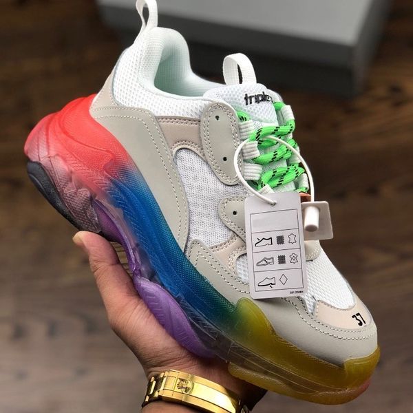 luxury designer men women casual sneakers triple-s designer trainer casusl sneakers colored transparent sole shoes new style designer shoes, Black
luxury designer men women casual sneakers triple-s designer trainer casusl sneakers colored transparent sole shoes new style designer shoes, Black