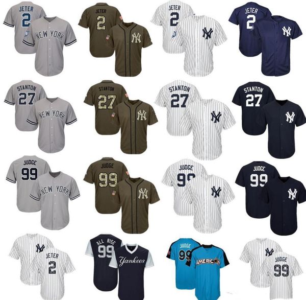 мужчины женщины молодежь newyorkyankees 2 jeter 27 stanton 99 судья бейсбол джерси белый серый серый темно синий зеленый салют для обслужива, Black
мужчины женщины молодежь newyorkyankees 2 jeter 27 stanton 99 судья бейсбол джерси белый серый серый темно синий зеленый салют для обслужива, Black