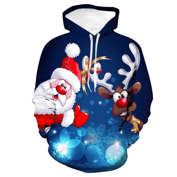 men's women christmas hoodies sweatshirt autumn winter casual 3d santa claus printing long sleeve funny sweatshirts, Black
men's women christmas hoodies sweatshirt autumn winter casual 3d santa claus printing long sleeve funny sweatshirts, Black