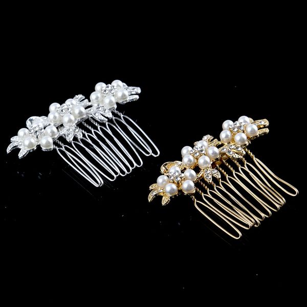 gold silver color bridal cz hair comb bride pearl headpiece alloy pearls barrette wedding hair accessories fashion jewelry, Golden;white
gold silver color bridal cz hair comb bride pearl headpiece alloy pearls barrette wedding hair accessories fashion jewelry, Golden;white