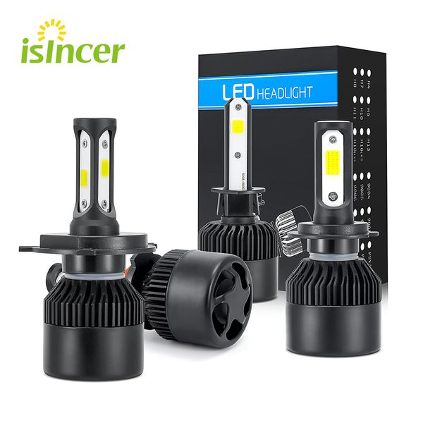 

h7 h4 led bulb car headllight h4 h1 h11 9005 9006 80w cob chip 12v 24v auto headlamp lamps 8000lm 6000k automobiles fog light