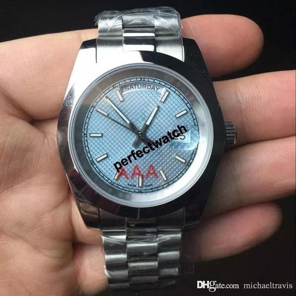 sapphire watches men automatic daydate blue face stainless steel watch men mechanics original clasp mens watches, Slivery;brown
sapphire watches men automatic daydate blue face stainless steel watch men mechanics original clasp mens watches, Slivery;brown