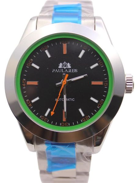 new men automatic mechanical just watch stainless steel full black silver bracelet green orange white date casual, Slivery;brown
new men automatic mechanical just watch stainless steel full black silver bracelet green orange white date casual, Slivery;brown