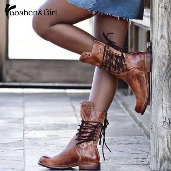haoshen&girl shoes women back zipper vintage boots lace-up holiday mid-calf motorcycles boots winter clearance shoes size 10.5, Black
haoshen&girl shoes women back zipper vintage boots lace-up holiday mid-calf motorcycles boots winter clearance shoes size 10.5, Black