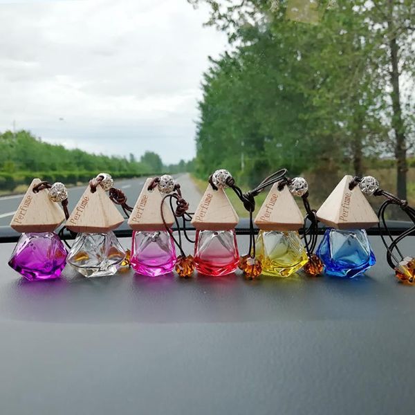 car perfume pendant empty glass bottle for essential oils diffuser fragrance smell air freshener rearview mirror hanging trim
car perfume pendant empty glass bottle for essential oils diffuser fragrance smell air freshener rearview mirror hanging trim