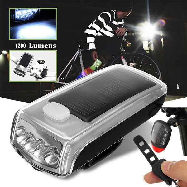 1200 lumen bicycle 4 led solar powered usb rechargeable front light+ tail light lamp safety built-in li-polymer battery #2m23
1200 lumen bicycle 4 led solar powered usb rechargeable front light+ tail light lamp safety built-in li-polymer battery #2m23