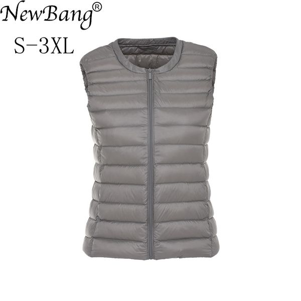 newbang brand 90 duck down vest women's ultra light down portable lightweigt sleeveless without collar winter warm liner, Black;white
newbang brand 90 duck down vest women's ultra light down portable lightweigt sleeveless without collar winter warm liner, Black;white