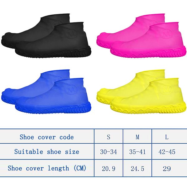 a pair of silicone shoe covers waterproof shoe cover outdoor rainproof sandbeach shoes hiking skid-proof shoe covers
a pair of silicone shoe covers waterproof shoe cover outdoor rainproof sandbeach shoes hiking skid-proof shoe covers