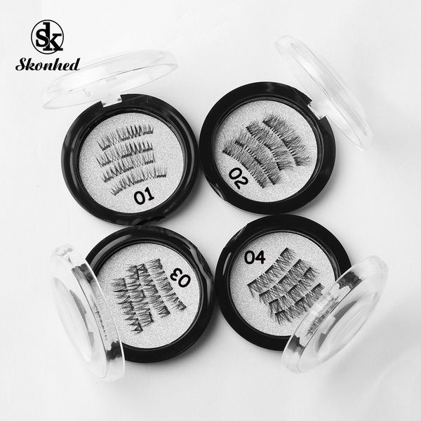 4 pcs lashes/set triple magnet false eyelashes soft 3d natural vivid eyelashes magnetic makeup beauty
4 pcs lashes/set triple magnet false eyelashes soft 3d natural vivid eyelashes magnetic makeup beauty