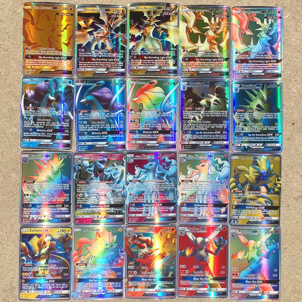 no repeat 100-300pcs playing shining for game collection cards toys trading gx mega battle carte toy english language
no repeat 100-300pcs playing shining for game collection cards toys trading gx mega battle carte toy english language
