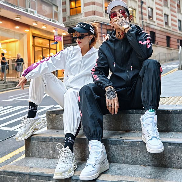 street dance costume suit men's women's street hip-hop style loose sports suit men's (jacket + pants) hooded casual fashion s, Gray
street dance costume suit men's women's street hip-hop style loose sports suit men's (jacket + pants) hooded casual fashion s, Gray