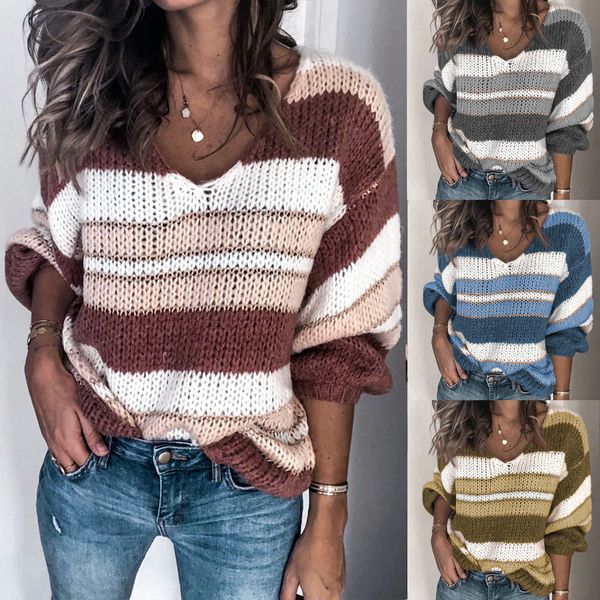 lady womens girl girlish fashion knitted knitwear long sleeve v-neck solid color block casual fall winter 4 colors b103005z, White
lady womens girl girlish fashion knitted knitwear long sleeve v-neck solid color block casual fall winter 4 colors b103005z, White