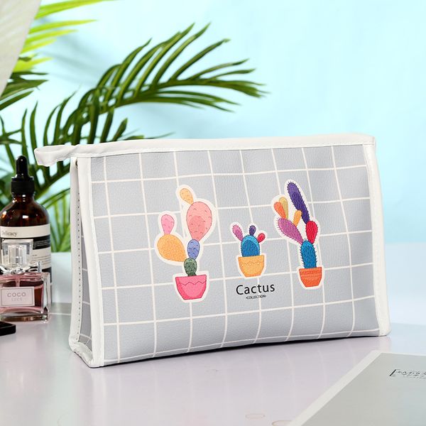 2019 explosion models creative cartoon cactus cosmetic bag convenient travel pu plaid zipper storage bag
2019 explosion models creative cartoon cactus cosmetic bag convenient travel pu plaid zipper storage bag