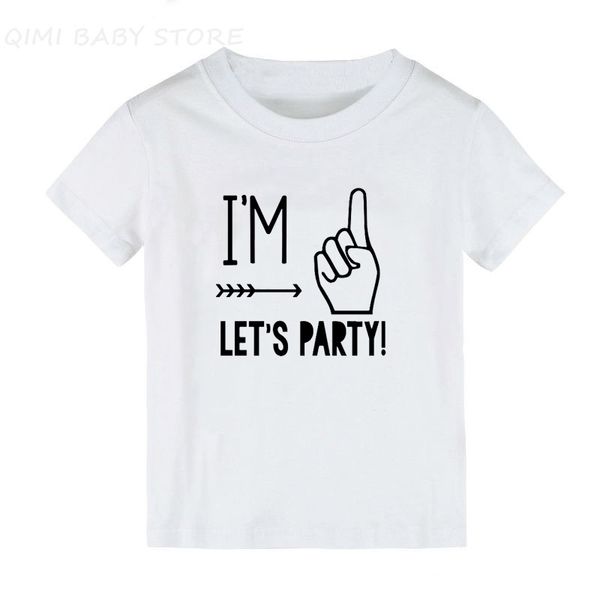 i' 1/2/3/4/5 let's party print kids funny t shirt baby birthday clothes boys and girls summer cotton kids white t-shirt, Blue
i' 1/2/3/4/5 let's party print kids funny t shirt baby birthday clothes boys and girls summer cotton kids white t-shirt, Blue