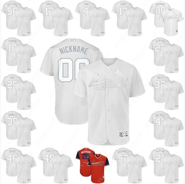 Cardinals Nickname 2019 Players Weekend Jersey Kolten Wong Dexter Fowler Carlos Martinez Yario Munoz Marcell Ozuna Michael Wacha Wainwright
Cardinals Nickname 2019 Players Weekend Jersey Kolten Wong Dexter Fowler Carlos Martinez Yario Munoz Marcell Ozuna Michael Wacha Wainwright