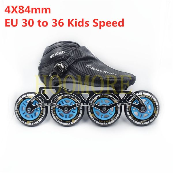kids 4 wheels 84mm inline speed skates shoes 6 layers carbon fiber kid speed skating shoes boys girls roller skate patines 30-36
kids 4 wheels 84mm inline speed skates shoes 6 layers carbon fiber kid speed skating shoes boys girls roller skate patines 30-36