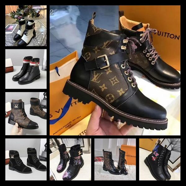 a4 14 model luxury letter ribbon metal buckle low heel short boots genuine cowhide leather fashion woman pearl boots, Black 
a4 14 model luxury letter ribbon metal buckle low heel short boots genuine cowhide leather fashion woman pearl boots, Black