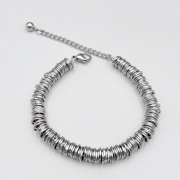 7mm titaniu stainless steel round circle bracelet jewelry women's bracelets for men couple party bracelet jewelry gifts 18+5cm, Black
7mm titaniu stainless steel round circle bracelet jewelry women's bracelets for men couple party bracelet jewelry gifts 18+5cm, Black