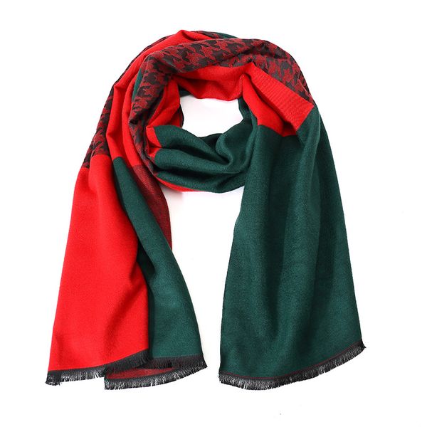 2019 new arrival women's autumn and winter fashion korean hit color stitching plaid cashmere scarf houndstooth female warm shawl, Blue;gray
2019 new arrival women's autumn and winter fashion korean hit color stitching plaid cashmere scarf houndstooth female warm shawl, Blue;gray