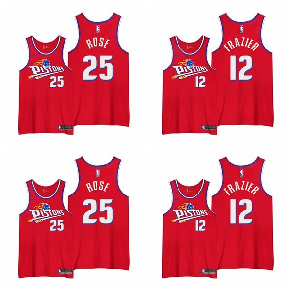 custom men nba detroit pistons derrick rose 12 tim frazier red city 2nd special edition basketball jersey, Black;red
custom men nba detroit pistons derrick rose 12 tim frazier red city 2nd special edition basketball jersey, Black;red