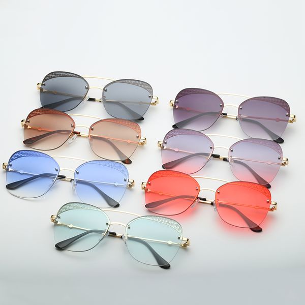 fashion women bicycle sun glasses eyewear uv 400 protection lens eyeglasses frameless outdoor gradient color rimless sun glasses
fashion women bicycle sun glasses eyewear uv 400 protection lens eyeglasses frameless outdoor gradient color rimless sun glasses