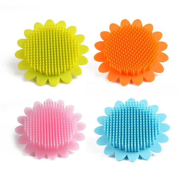baby bath brushes sunflower-shaped clean silicone shampoo brush shower bath facial cleanser soft sponge brush
baby bath brushes sunflower-shaped clean silicone shampoo brush shower bath facial cleanser soft sponge brush