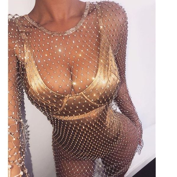 bling rhinestones white black mesh hollow out dress fishnet diamond bodycon dress women summer beach club party dresses, Black;gray
bling rhinestones white black mesh hollow out dress fishnet diamond bodycon dress women summer beach club party dresses, Black;gray