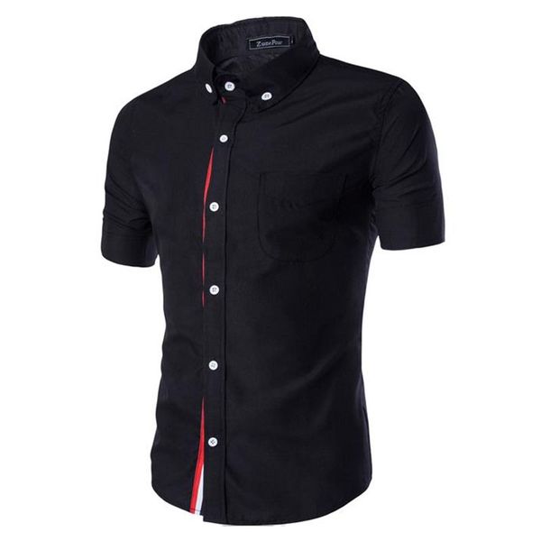 men shirt male short sleeve shirts casual slim fit black dress shirts mens hawaiian size 3xl, White;black
men shirt male short sleeve shirts casual slim fit black dress shirts mens hawaiian size 3xl, White;black
