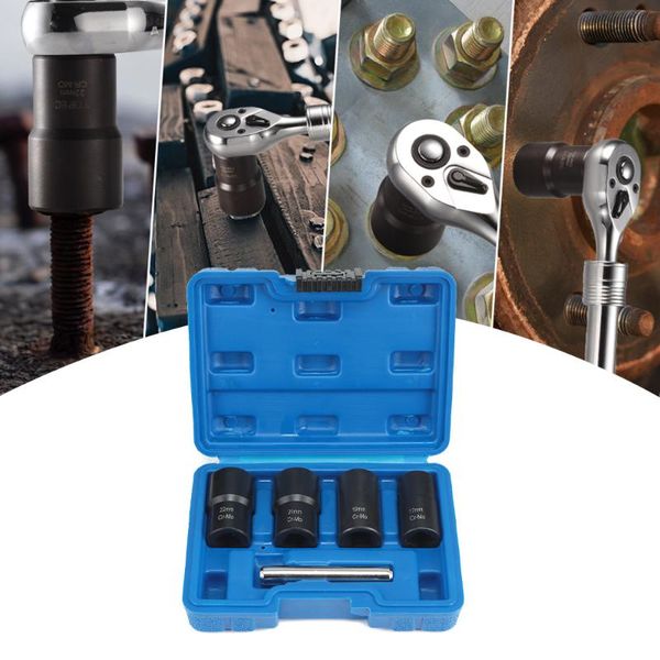 5pcs/set twist socket set locking wheel nut bolt stud extractor removers 17mm 19mm 21mm 22mm
5pcs/set twist socket set locking wheel nut bolt stud extractor removers 17mm 19mm 21mm 22mm