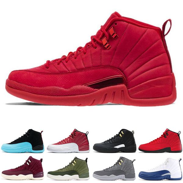 mens 12 12s basketball shoes gym red bulls flu game university blue college navy the master dark grey men sports sneakers size 8-13, White;red
mens 12 12s basketball shoes gym red bulls flu game university blue college navy the master dark grey men sports sneakers size 8-13, White;red