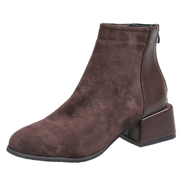 ankle boots for women suede suqare ankle heel zipper solid color short booties winter warm round toe female comfort shoes boots, Black
ankle boots for women suede suqare ankle heel zipper solid color short booties winter warm round toe female comfort shoes boots, Black