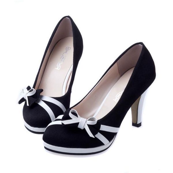 10cm high heel platform shoes new arrival 2020 bow tie heels suede shoes women blue black heels dress shoes womens souliers mariage
10cm high heel platform shoes new arrival 2020 bow tie heels suede shoes women blue black heels dress shoes womens souliers mariage