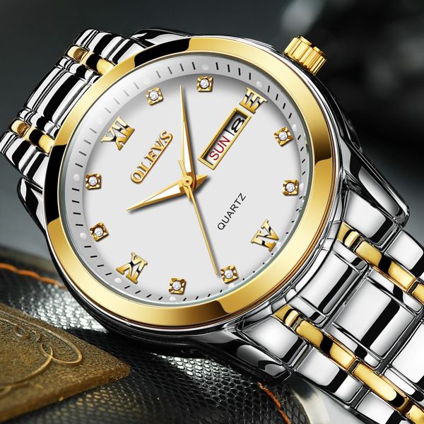 horloges mannen luxury wrist watch for men stainless steel mens watches auto date quartz man wristwatch luminous relojes clock, Slivery;brown
horloges mannen luxury wrist watch for men stainless steel mens watches auto date quartz man wristwatch luminous relojes clock, Slivery;brown
