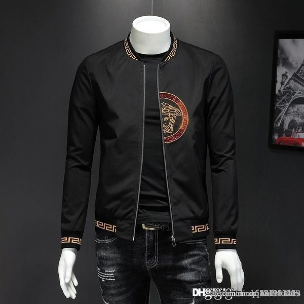 2019 mens winter designer jacket windbreaker long sleeve cotton coat casual down jackets mens zipper luxury designer jacket designer coat, Black;brown
2019 mens winter designer jacket windbreaker long sleeve cotton coat casual down jackets mens zipper luxury designer jacket designer coat, Black;brown