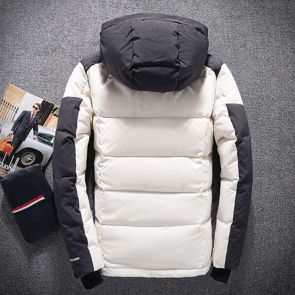 white duck jacket 2020 men casual men's winter jackets down coat detachable hat parka abrigos para hombre kj924, Black
white duck jacket 2020 men casual men's winter jackets down coat detachable hat parka abrigos para hombre kj924, Black