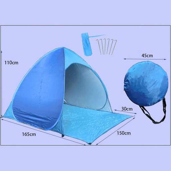 ultralight folding tent pop up automatic open tent family tourist fish camping beach anti-uv tent b2cshop
ultralight folding tent pop up automatic open tent family tourist fish camping beach anti-uv tent b2cshop